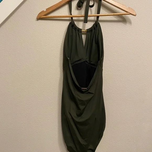 Ralph Lauren Olive Green 1-Piece Swimsuit Size 4 - Picture 4 of 8